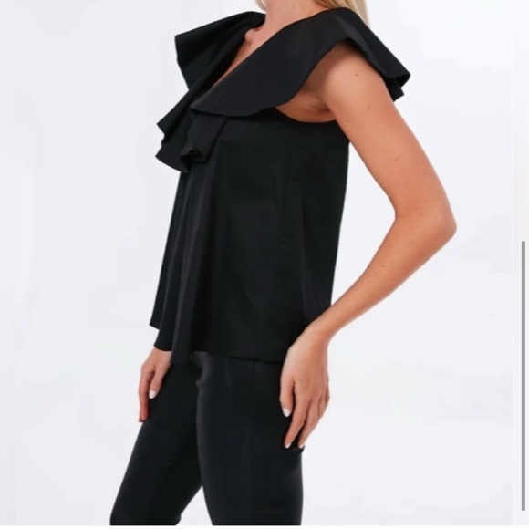 NWOT Tuckernuck POMANDER PLACE Black Willabe Top Size Large - Picture 2 of 15